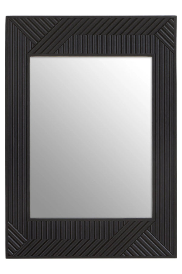 Jakara Black Finish Wall Mirror - XShowhome Limited - Xshowhome