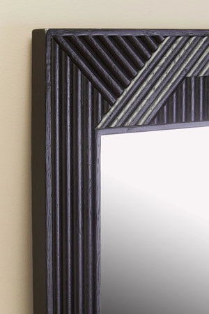 Jakara Black Finish Wall Mirror - XShowhome Limited - Xshowhome