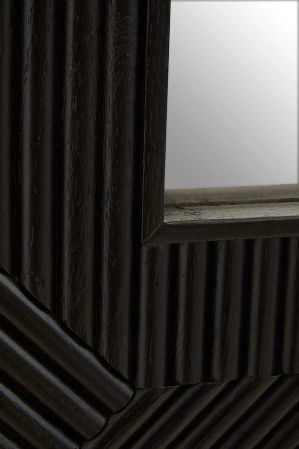 Jakara Black Finish Wall Mirror - XShowhome Limited - Xshowhome