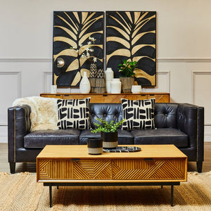 Jakara Natural Finish Coffee Table with Drawers - Canwell Interiors Limited - Xshowhome