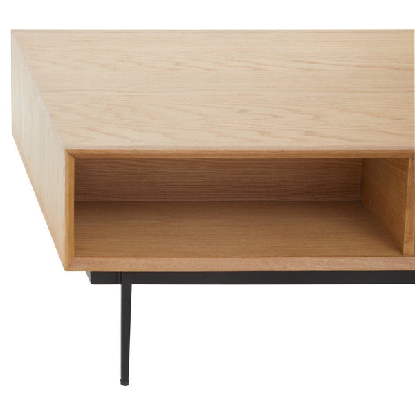 Jakara Natural Finish Coffee Table with Drawers - Canwell Interiors Limited - Xshowhome