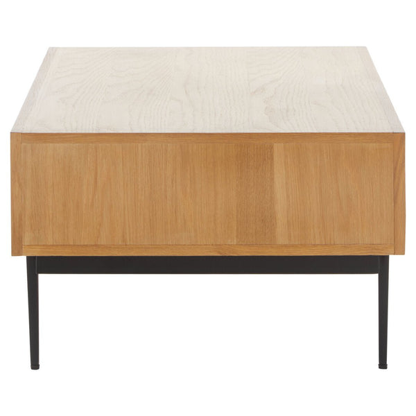Jakara Natural Finish Coffee Table with Drawers - Canwell Interiors Limited - Xshowhome