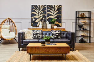 Jakara Natural Finish Coffee Table with Drawers - Canwell Interiors Limited - Xshowhome