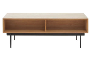 Jakara Natural Finish Coffee Table with Drawers - XShowhome Limited - Xshowhome