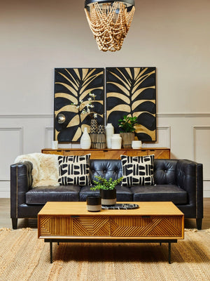 Jakara Natural Finish Coffee Table with Drawers - XShowhome Limited - Xshowhome