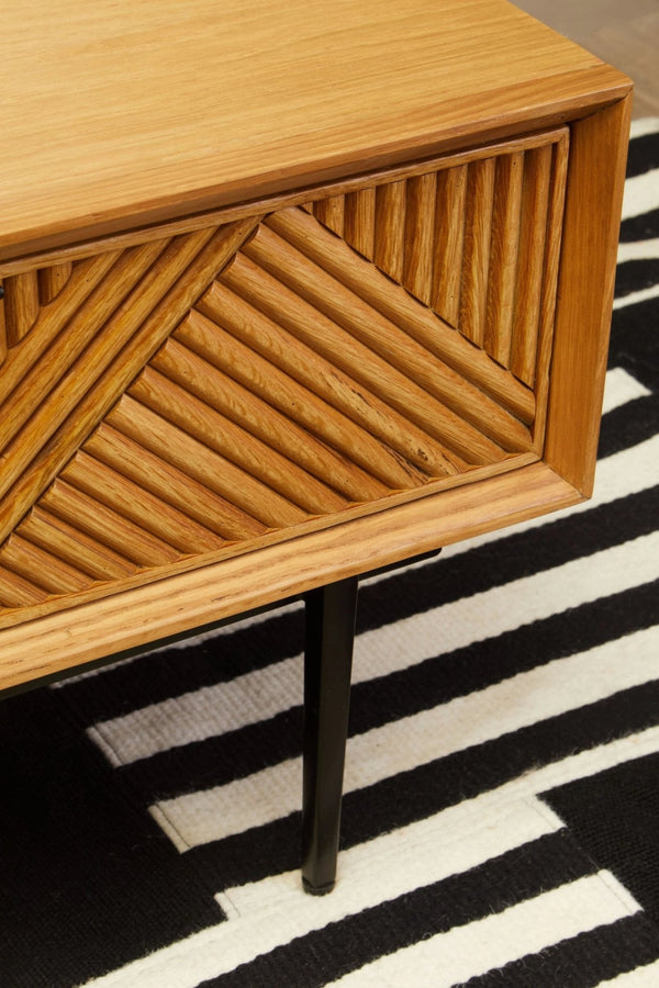 Jakara Natural Finish Coffee Table with Drawers - XShowhome Limited - Xshowhome