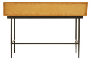 Jakara Natural Finish Console Table with 2 Drawers - Canwell Interiors Limited - Xshowhome