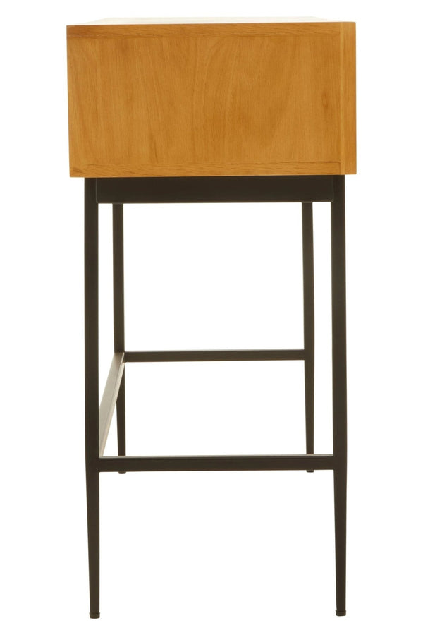Jakara Natural Finish Console Table with 2 Drawers - XShowhome Limited - Xshowhome