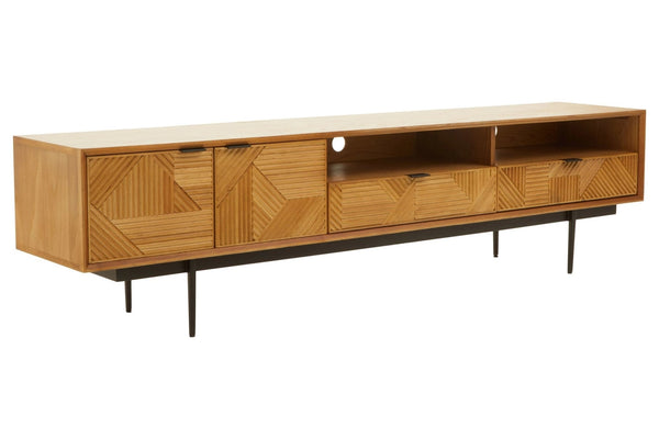 Jakara Natural Finish Media Unit - XShowhome Limited - Xshowhome
