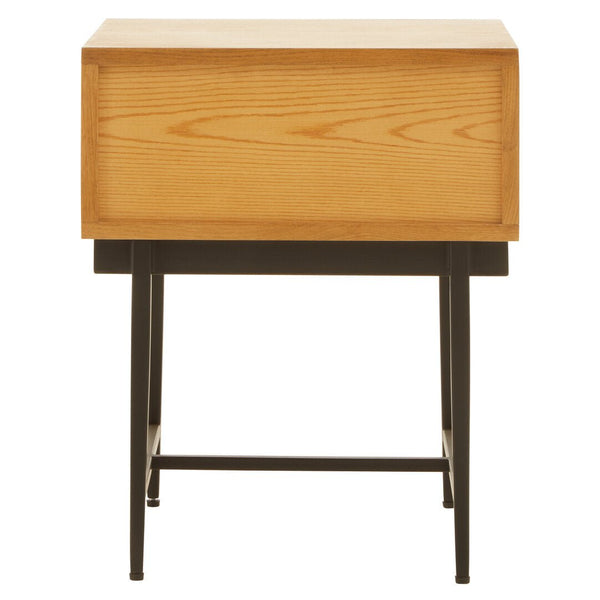 Jakara Natural Finish Side Table with 1 Drawer - Canwell Interiors Limited - Xshowhome