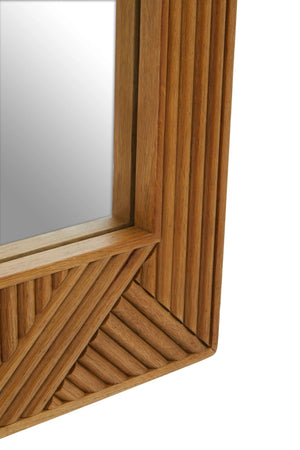 Jakara Natural Finish Wall Mirror - XShowhome Limited - Xshowhome