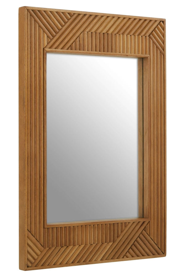 Jakara Natural Finish Wall Mirror - XShowhome Limited - Xshowhome