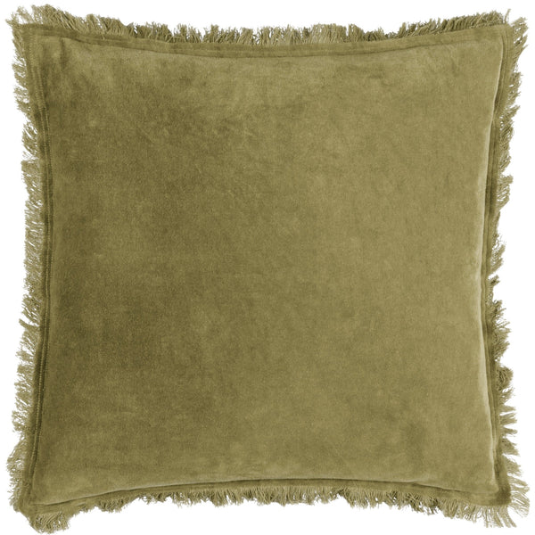 Jaye 45x45 Feather Filled Cushion Moss - Canwell Interiors Limited - Riva