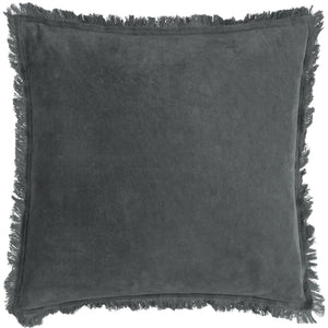 Jaye 45x45 Feather Filled Cushion Slate - Canwell Interiors Limited - Riva