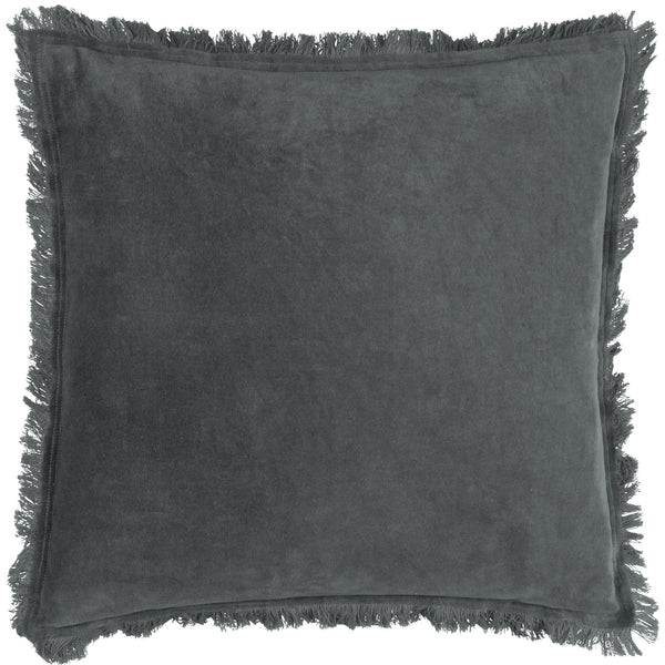 Jaye 45x45 Feather Filled Cushion Slate - Canwell Interiors Limited - Riva