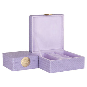 Jewellery Box Joelle Small (purple) - Canwell Interiors Limited - Richmond