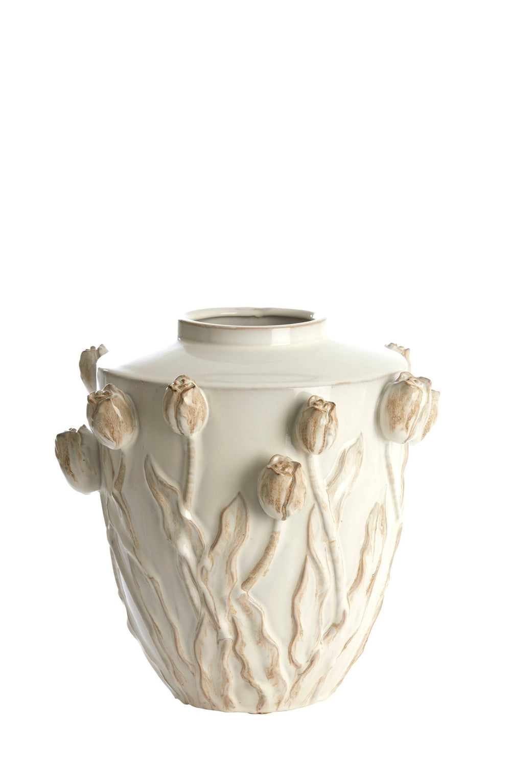 JUANA Decorative Vase — Ceramics Cream - Small - Canwell Interiors Limited - Light & Living