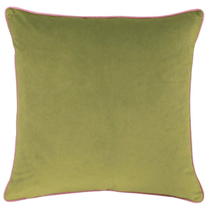 Jungle Leop Piped 43x43 C/c Green - Canwell Interiors Limited - Riva