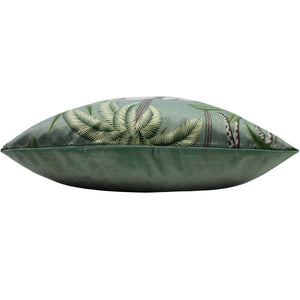 Jungle Parade 50x50 Feather Filled Cushion Green - Canwell Interiors Limited - Riva