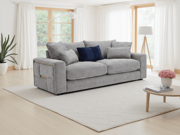 Jupiter Sofa Grey 3 Seater - XShowhome Limited - Xshowhome