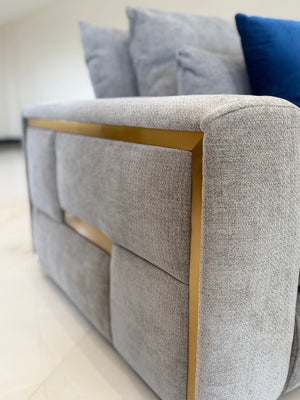 Jupiter Sofa Grey Armchair - XShowhome Limited - Xshowhome