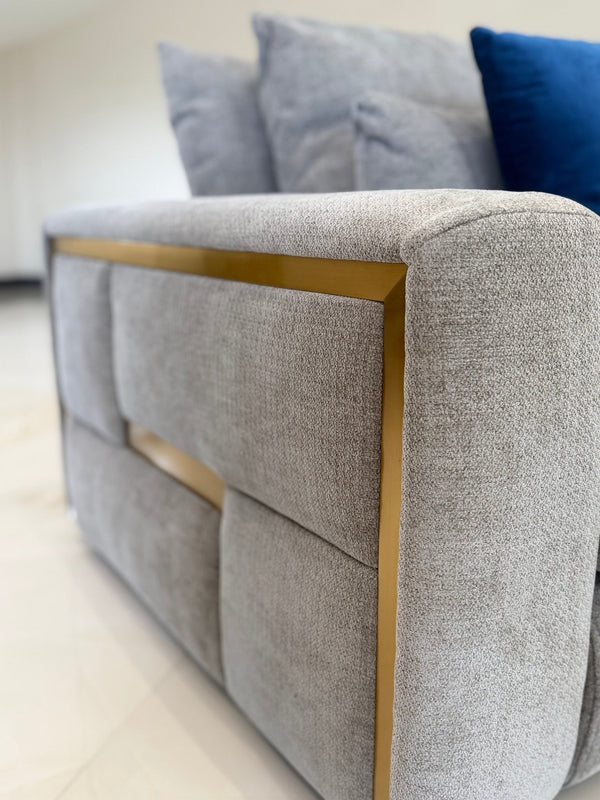 Jupiter Sofa Grey Armchair - XShowhome Limited - Xshowhome