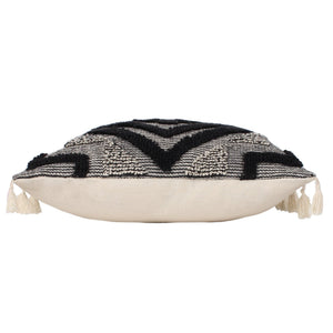 Kalai 45x45 Feather Filled Cushion Black - Canwell Interiors Limited - Riva
