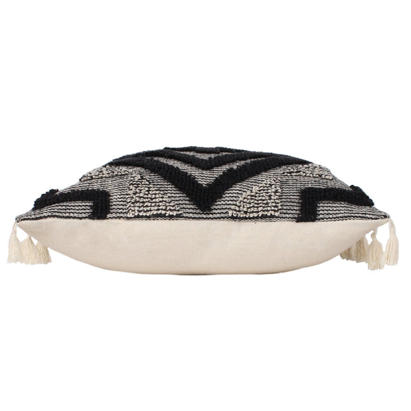 Kalai 45x45 Feather Filled Cushion Black - Canwell Interiors Limited - Riva