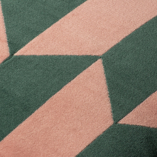 Kalho 45x45 Feather Filled Cushion Pink/green - Canwell Interiors Limited - Riva