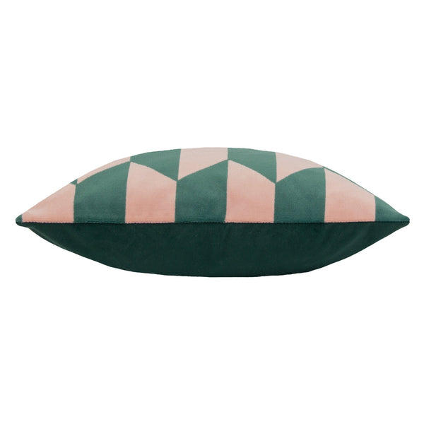Kalho 45x45 Feather Filled Cushion Pink/green - Canwell Interiors Limited - Riva