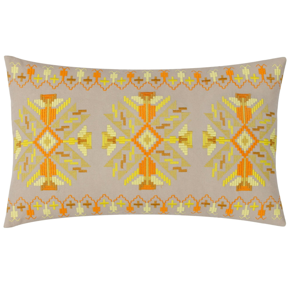 Kalina 35x60 Feather Filled Cushion Yellow - Canwell Interiors Limited - Riva