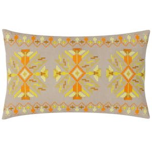 Kalina 35x60 Feather Filled Cushion Yellow - Canwell Interiors Limited - Riva