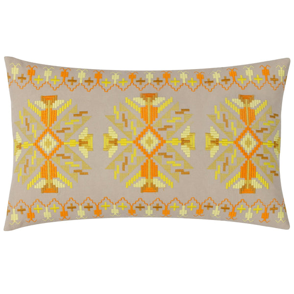 Kalina 35x60 Feather Filled Cushion Yellow - Canwell Interiors Limited - Riva