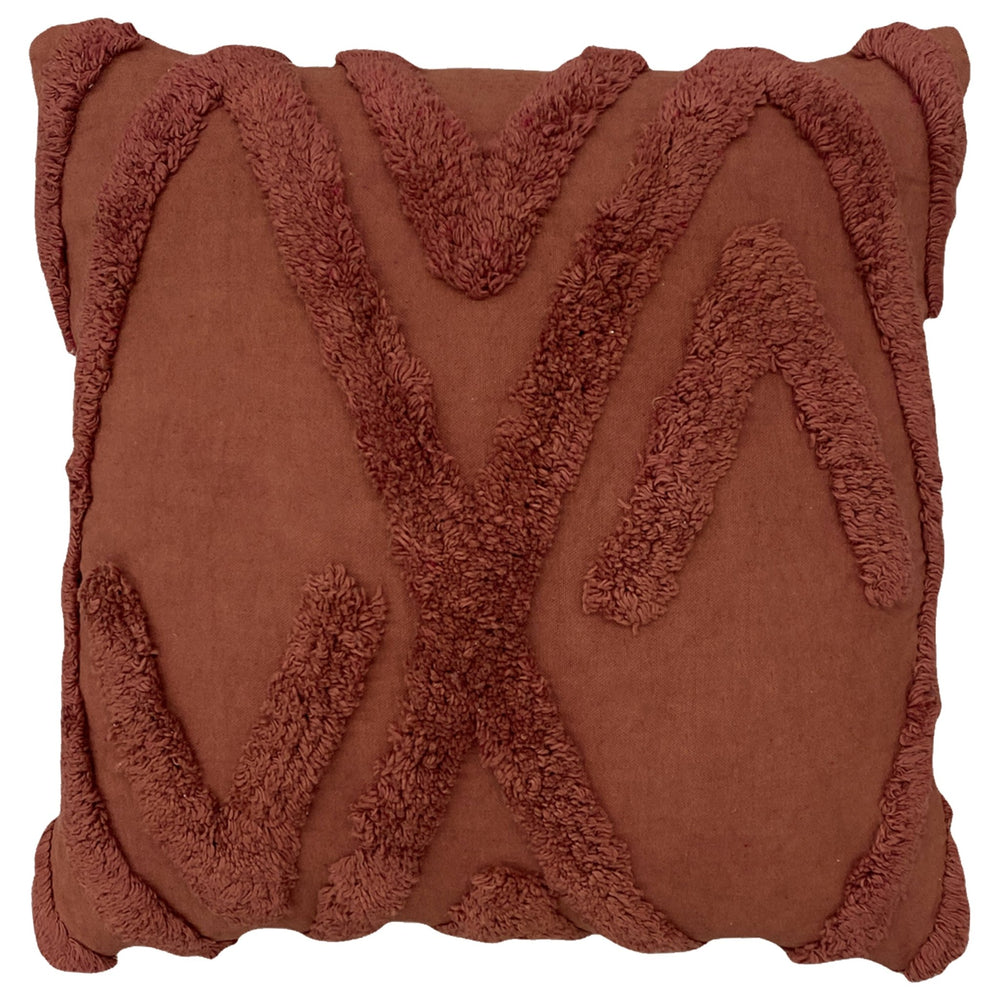Kamjo 50x50 Feather Filled Cushion Red - Canwell Interiors Limited - Riva