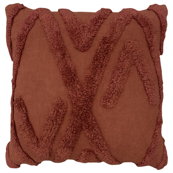 Kamjo 50x50 Feather Filled Cushion Red - Canwell Interiors Limited - Riva
