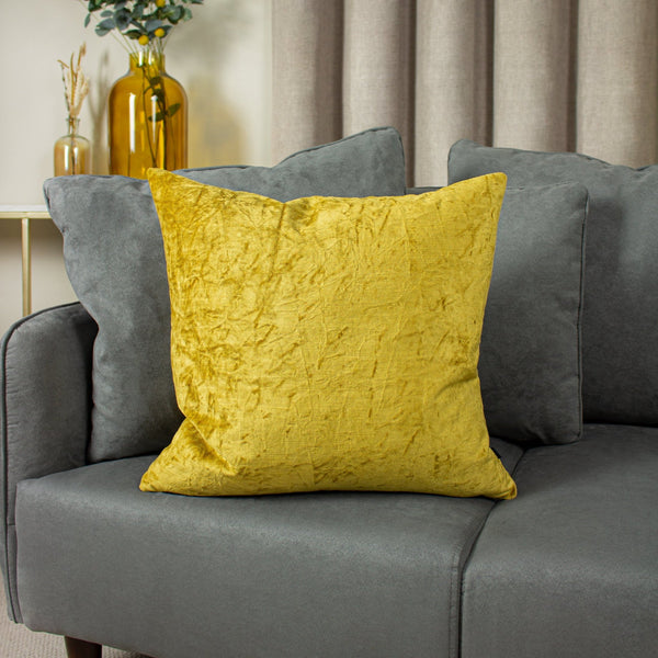 Kassaro 50x50 Feather Filled Cushion Dijon - Canwell Interiors Limited - Riva