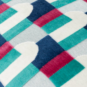 Keela 35x50 Feather Filled Cushion Magenta & Blue - Canwell Interiors Limited - Riva