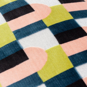 Keela 35x50 Feather Filled Cushion Pink/avo Green - Canwell Interiors Limited - Riva