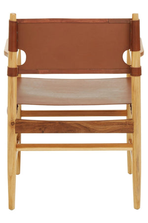Kendari Antique Brown Leather Chair - XShowhome Limited - Xshowhome