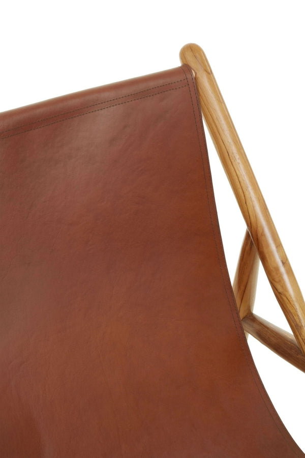 Kendari Antique Dark Brown Leather Chair - XShowhome Limited - Xshowhome