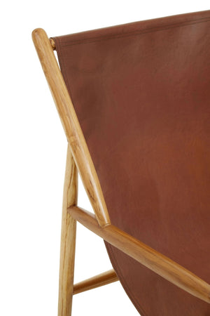 Kendari Antique Dark Brown Leather Chair - XShowhome Limited - Xshowhome