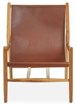 Kendari Antique Dark Brown Leather Chair - XShowhome Limited - Xshowhome