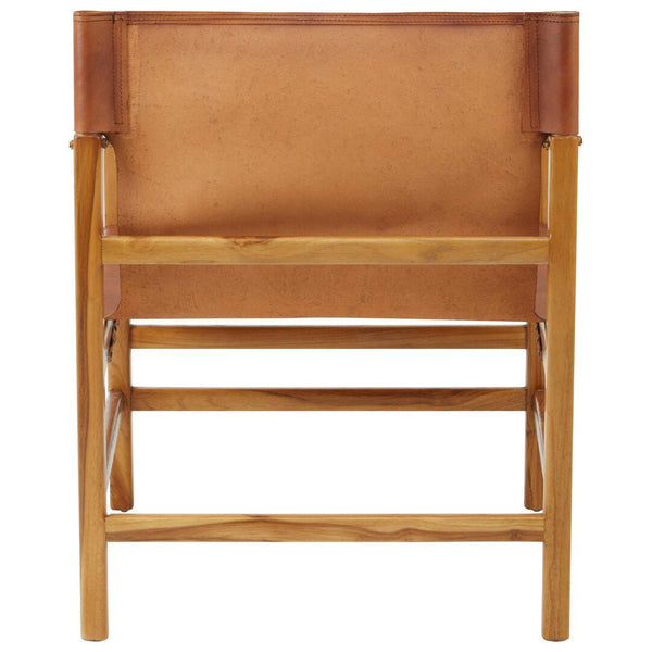 Kendari Brown Cow Leather Chair - Canwell Interiors Limited - Xshowhome