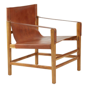 Kendari Brown Cow Leather Chair - XShowhome Limited - Xshowhome