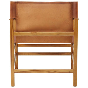 Kendari Brown Cow Leather Chair - XShowhome Limited - Xshowhome
