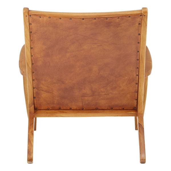 Kendari Brown Leather Chair - Canwell Interiors Limited - Xshowhome
