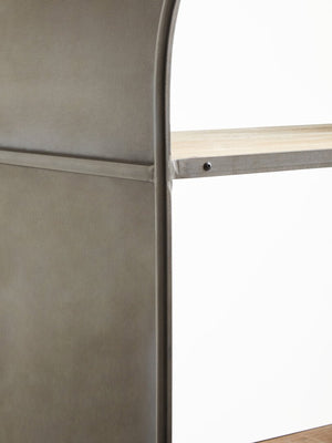 Kendari Natural Leather and Teak Wood Dining Chair - Canwell Interiors Limited - Xshowhome