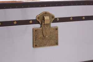 Kensington Townhouse Brown And White Cowhide Cabinet - Canwell Interiors Limited - Xshowhome