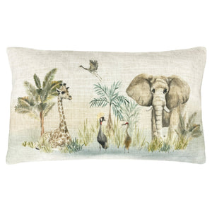 Kenya 30x50 Feather Filled Cushion Scene - Canwell Interiors Limited - Riva
