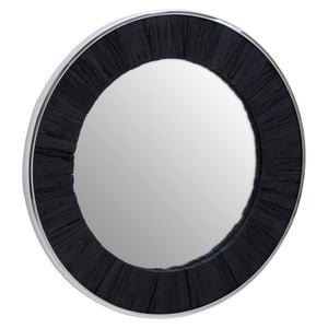 Kerala Black Round Wall Mirror - Canwell Interiors Limited - Xshowhome